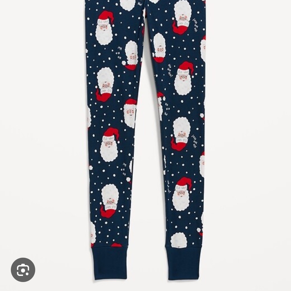 Old Navy Santa Claus 🎅🏻 Print Pajama Leggings